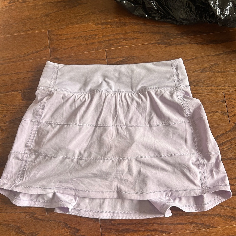 LULULEMON- pace rival mid rise skirt long. Purple size 4.